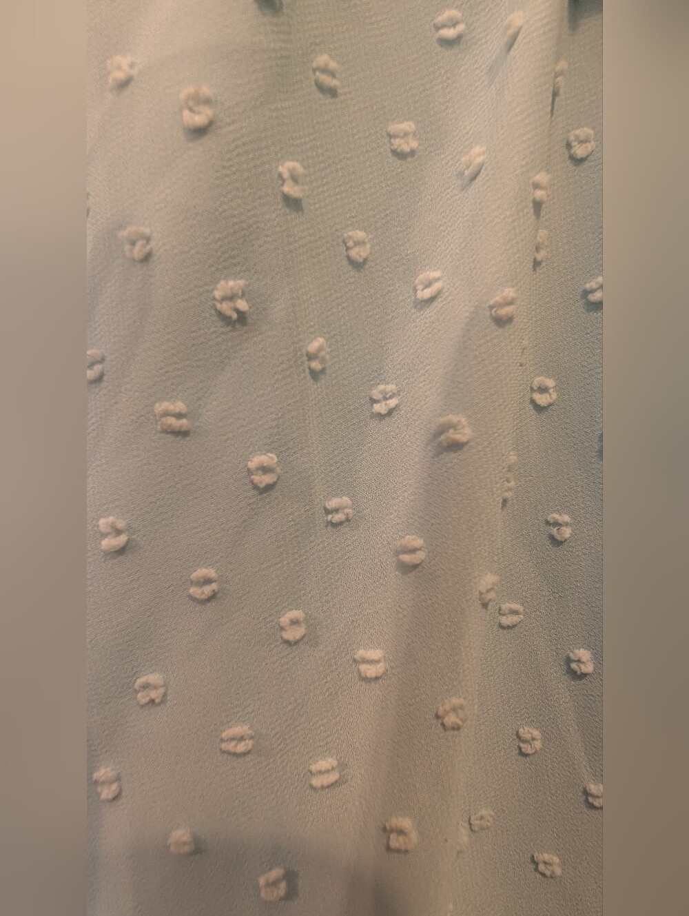 NEW Blue Rain Womens Light Blue Swiss Dot Halter Top Dress Francesca's Small NWT - Picture 12 of 16